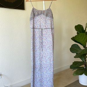 NWT $388 Joie Margiellena 100% silk mosaic floral maxi dress